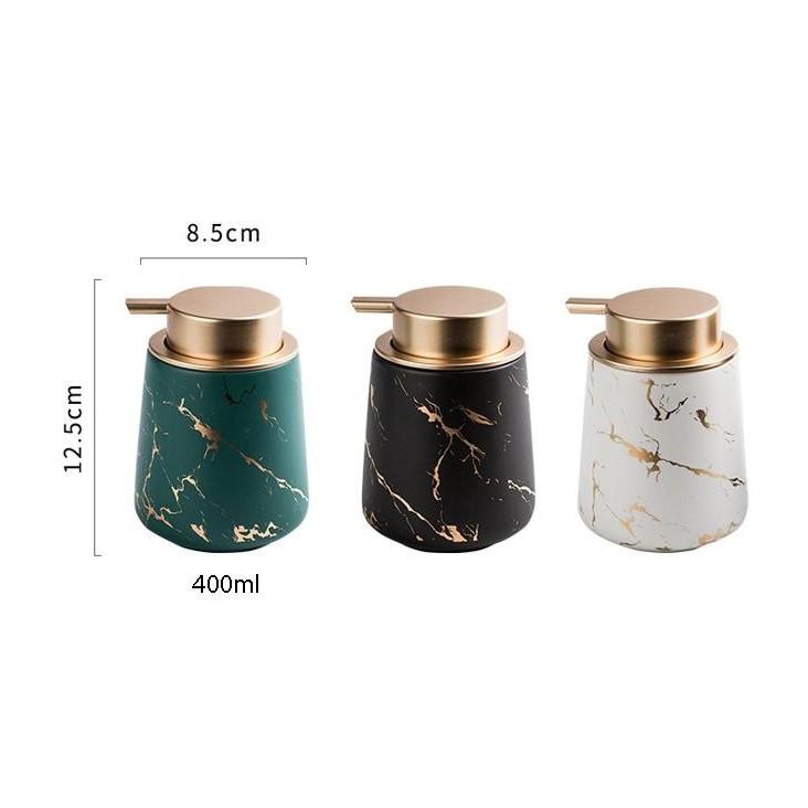 Chai đựng dung dịch sữa tắm trang trí nhà tắm Certina Gold