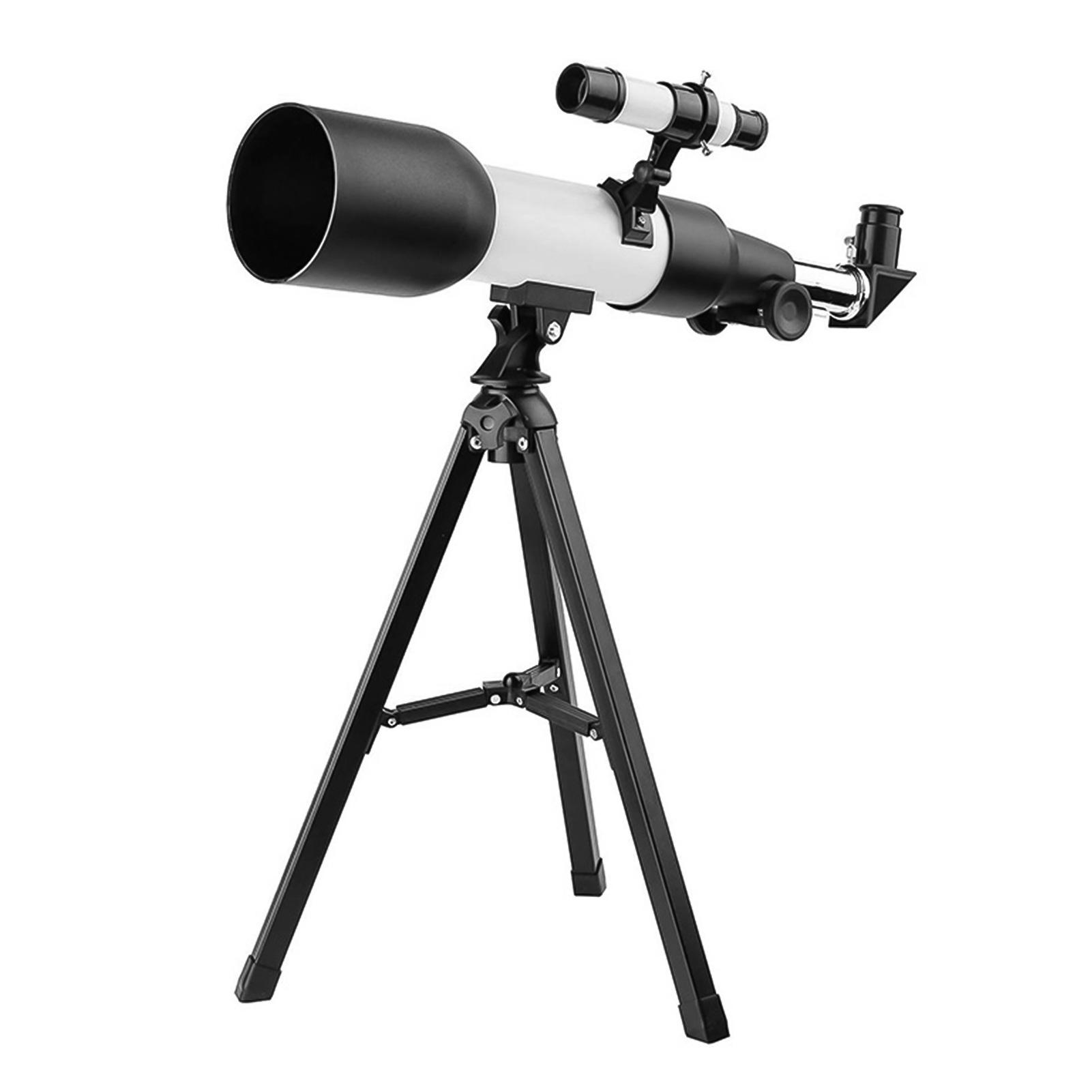 15X-75X 60mm Astronomical Refracting Telescope Monocular Telescope with Tripod Moon Filter Teleconverter Finderscope