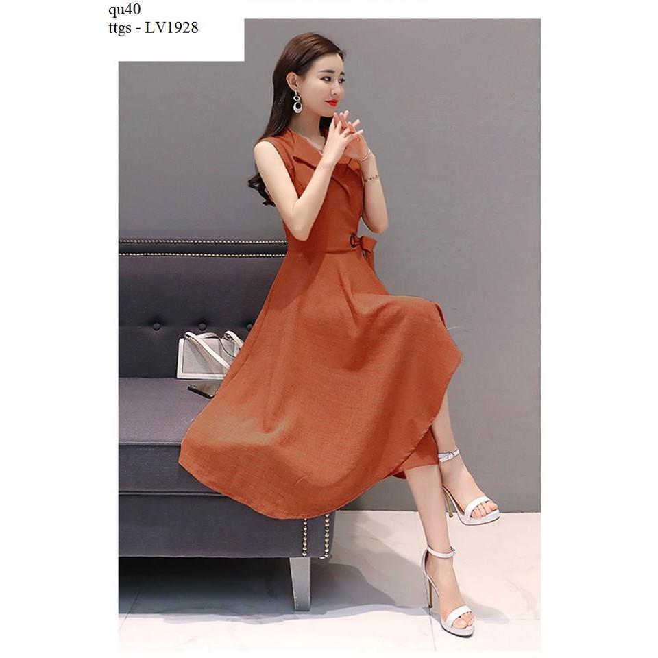 Ttgs - LV1928 ĐẦM XÒE DỰ TIỆC PHỐI THẮT LƯNG