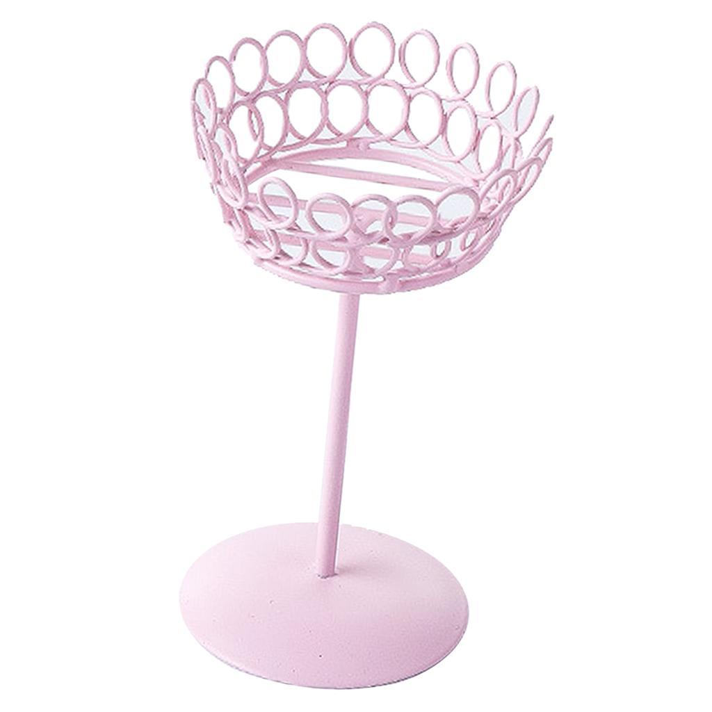 Wedding birthday cake stand iron cupcake dessert display stand pink
