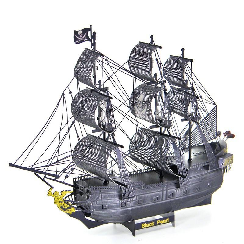 Mô Hình Lắp Ráp 3d Tàu Buồm Ngọc Trai Đen - Piececool !