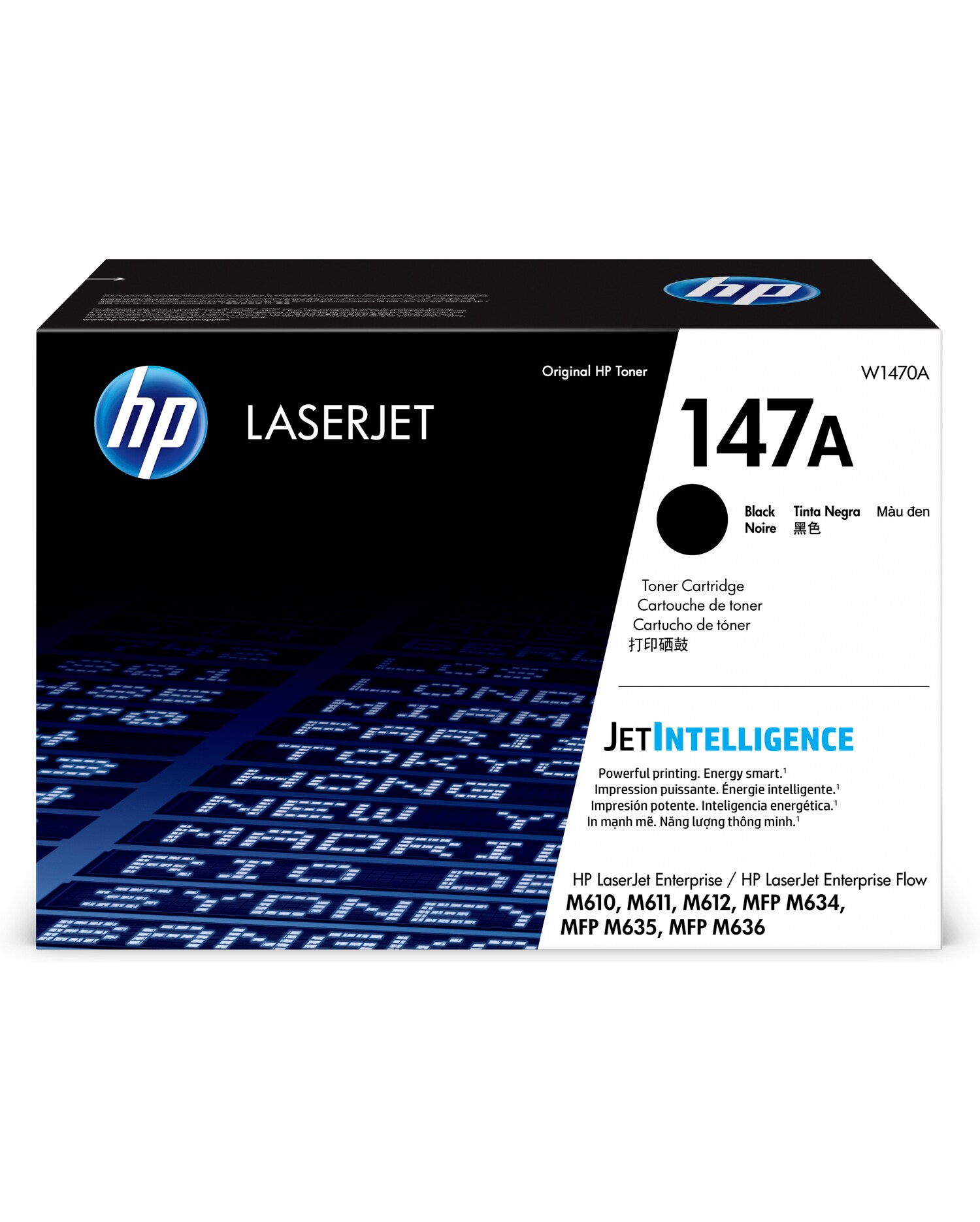 Hộp mực in màu đen HP 147A dùng cho máy in LaserJet  - Hàng chính hãng