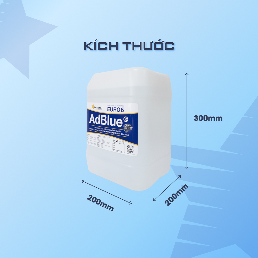Dung Dịch Xử Lý Khí Thải Động Cơ Dầu Diesel Madin AdBlue/DEF/Nước Ure + Vòi rót