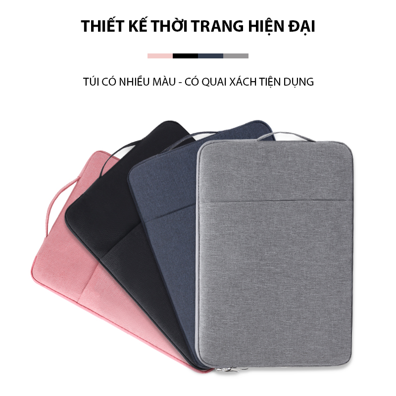 Túi chống sốc dành cho Laptop, Macbook 13 inch/ 14 inch/ 15 inch/15.6 inch - Bảo vệ 360, Chống Nước - Hàng Chính Hãng SMTech