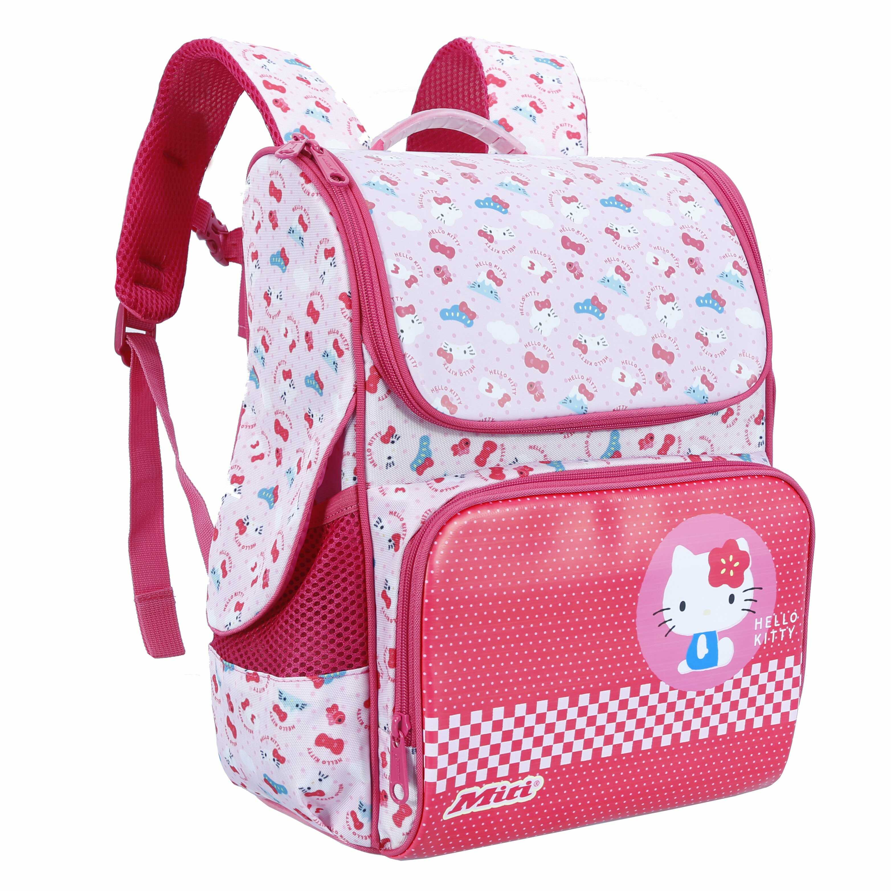 Cặp Balo Chống Gù Học Sinh Hello Kitty Siêu Nhẹ Dành Cho Bé Gái C11071WM_KIT8