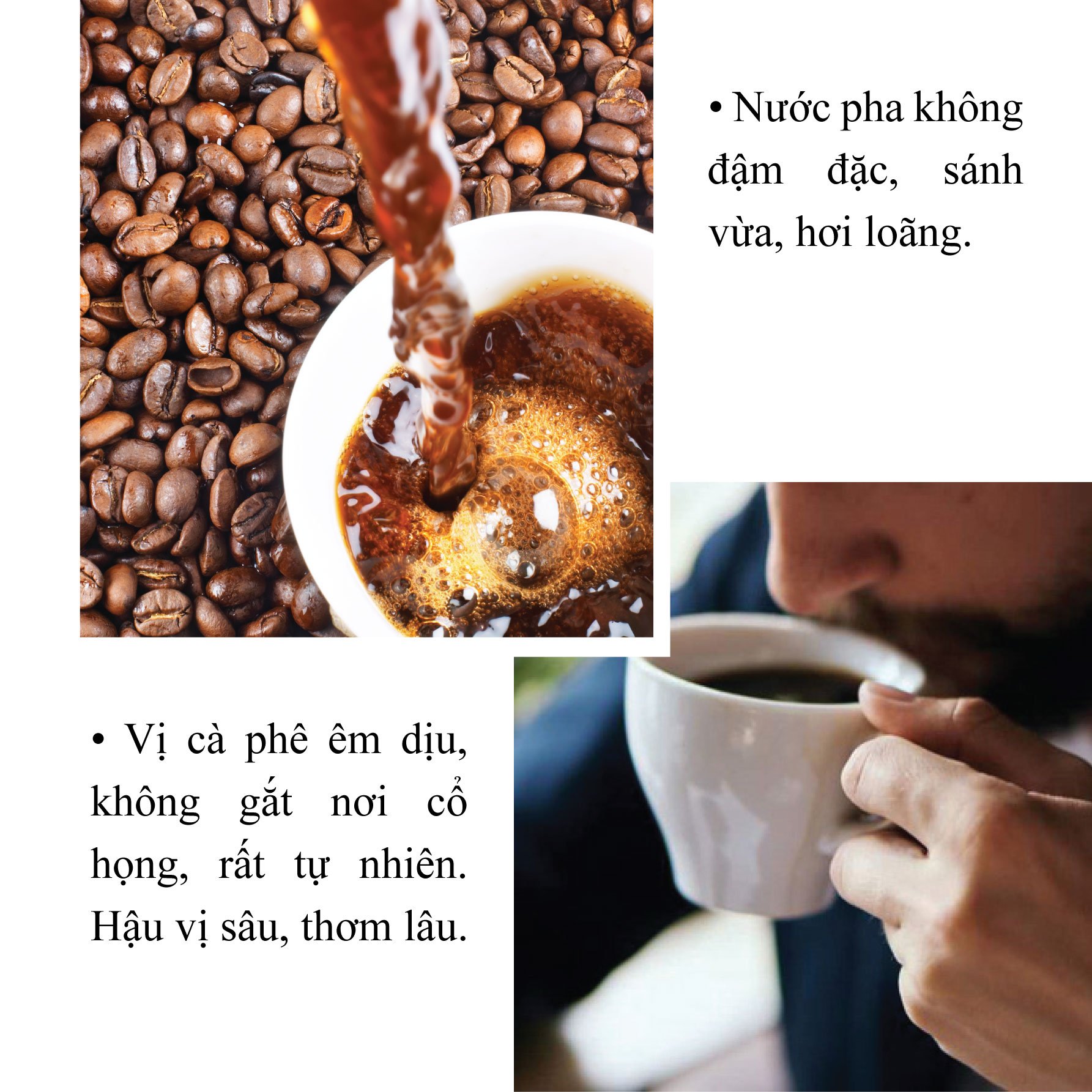 Cà phê hạt Copen coffee Moka 1kg (Hạt Rang Mộc)