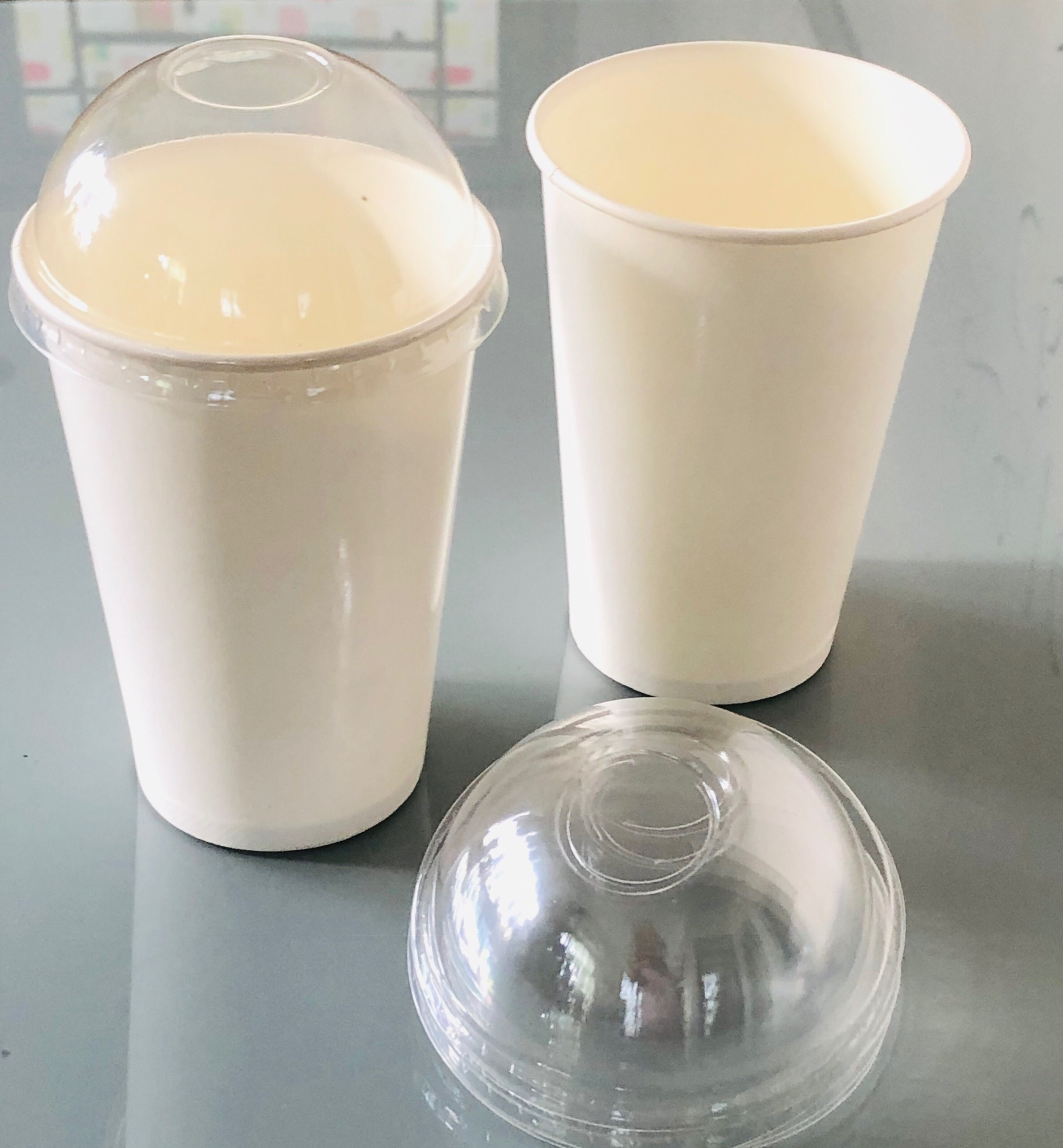50 Ly Giấy Trắng KETILO Cao Cấp 500ml Kèm Nắp Cầu Chắc Chắn Cứng Cáp Tiện Lợi - HÀNG CHÍNH HÃNG LG006