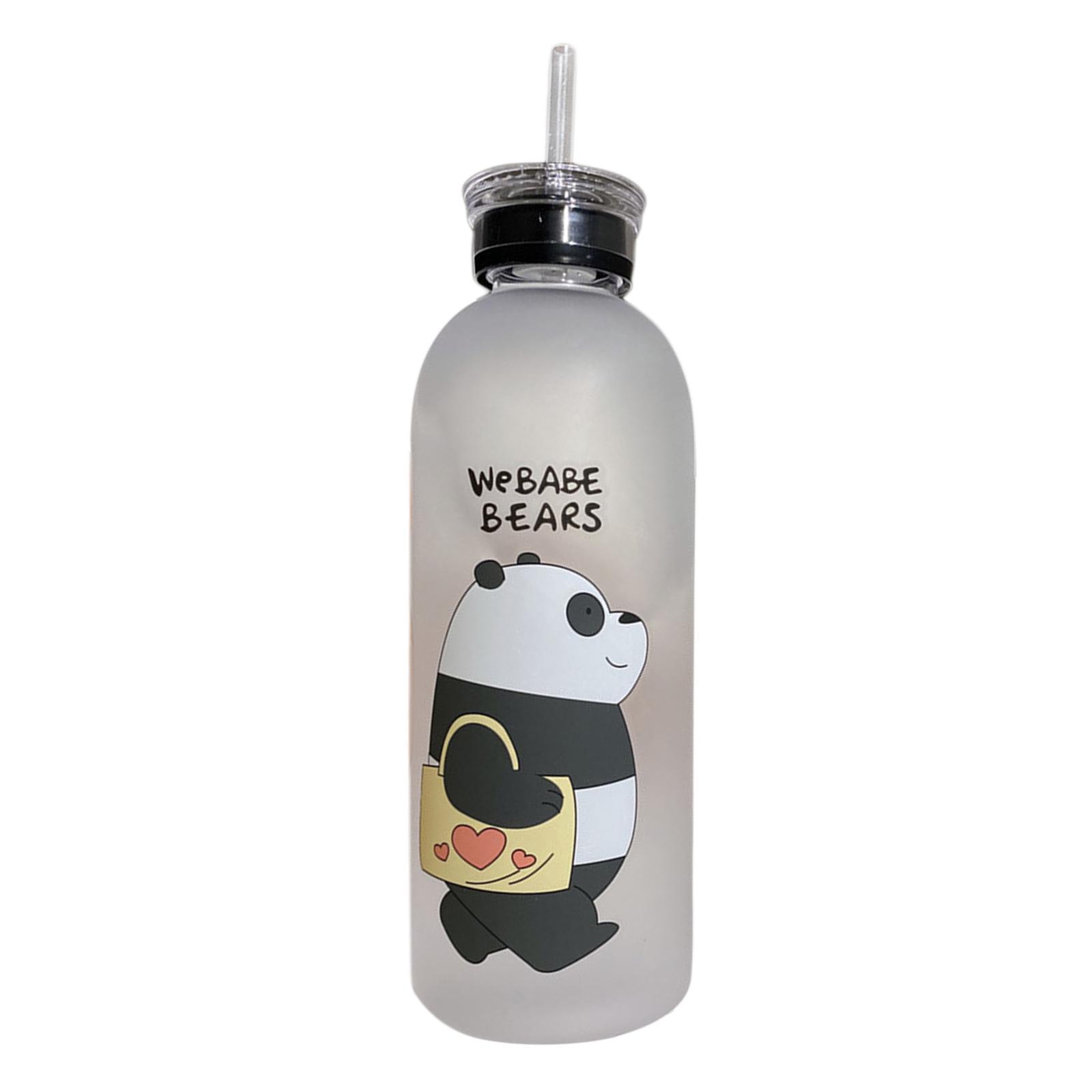Cute Bear Straw Portable Gift Beverage Drinking
