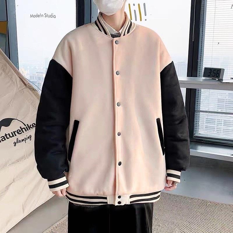 Áo jacket varsity nam nữ,chất Nỉ dạ lót dù dày dặn