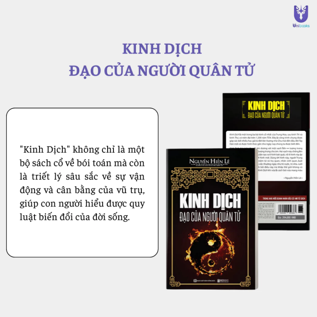 Sách - Kinh Dịch - Đạo Của Người Quân Tử - Nguyễn Hiến Lê - Tinh Hoa Của Cổ Học Trung Hoa