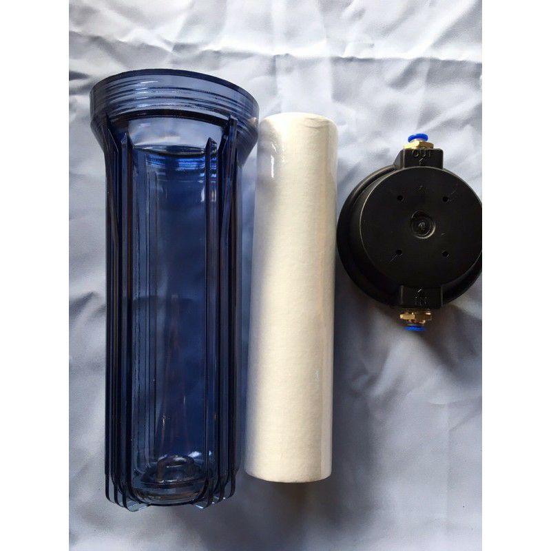Bộ cốc lọc 10inc lọc nước, phun sương, tưới cây, tưới rau, tưới lan dùng ống 8mm
