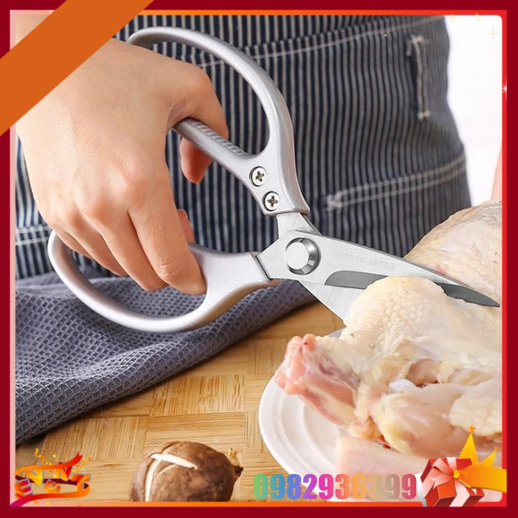 Kéo Cắt Gà Nhật Đa Năng SK5 - Cán Nhựa Bọc Nhôm Cắt Gà Siêu Bén