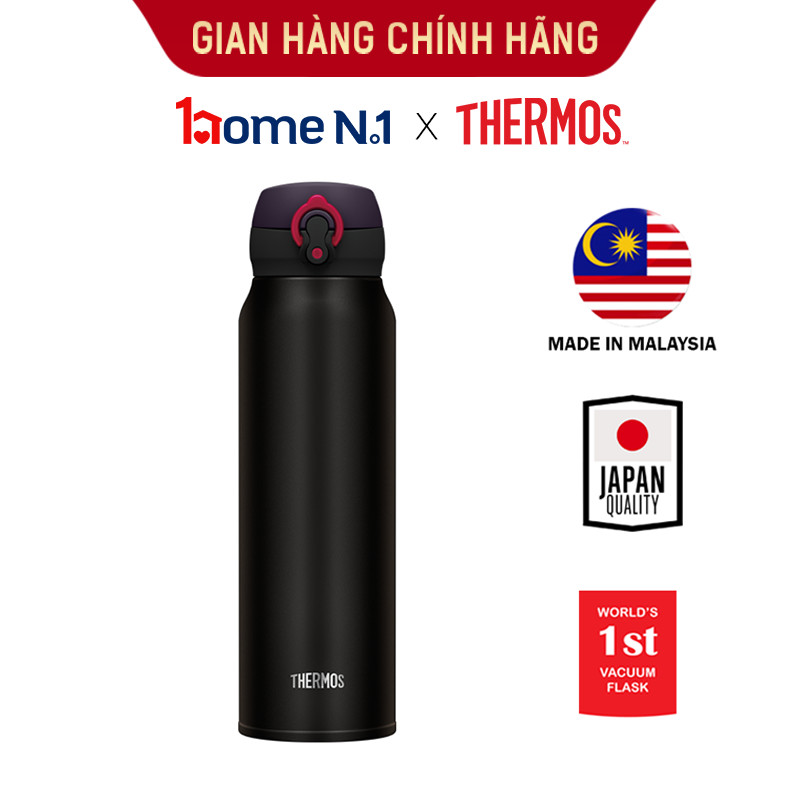 COMBO đa năng 2. Bình giữ nhiệt Thermos nút bấm 750ml tiện dụng khi tập gym, chơi thể thao + bình nút bấm 500ml đi làm.