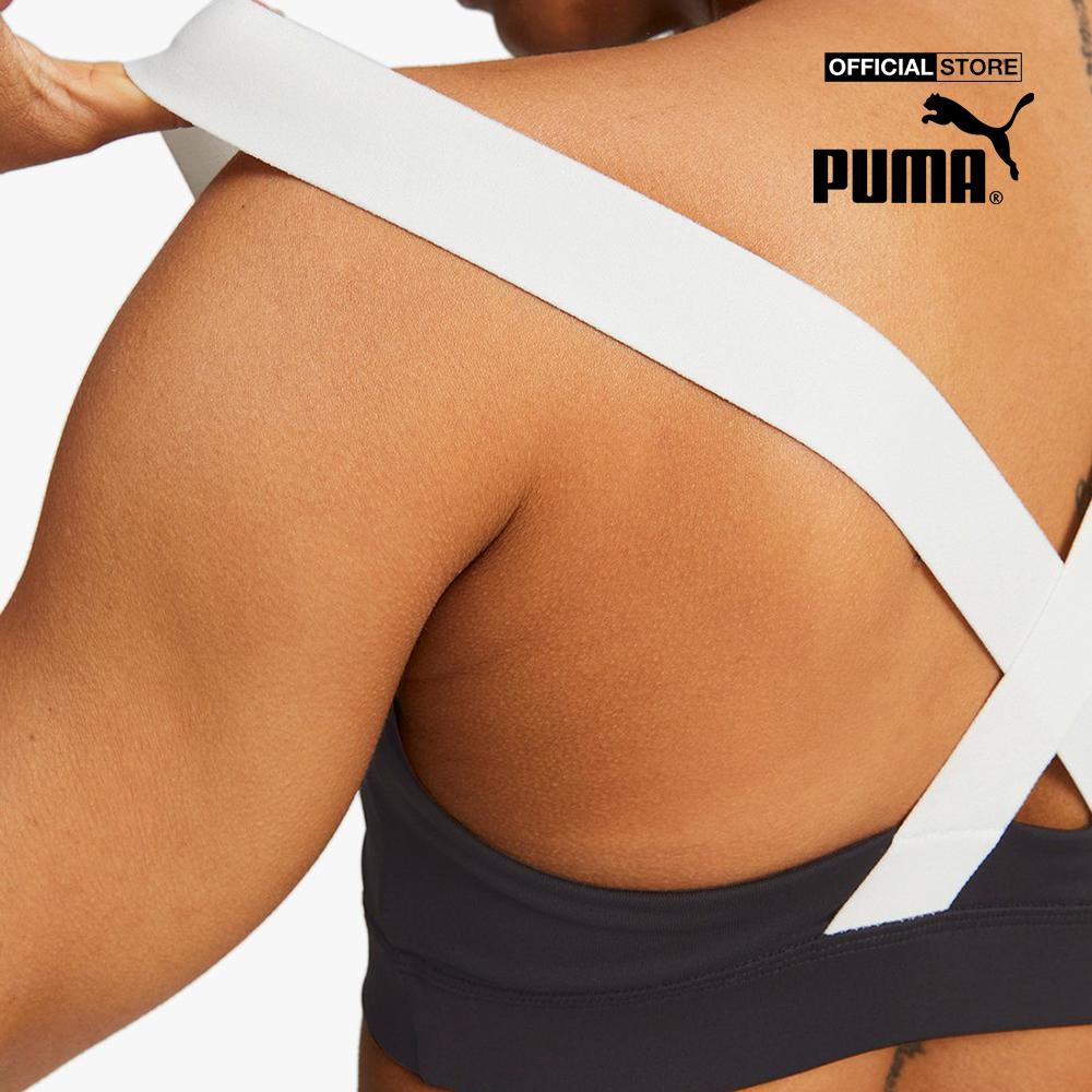 PUMA - Áo bra thể thao nữ Fit Mid Impact 522192