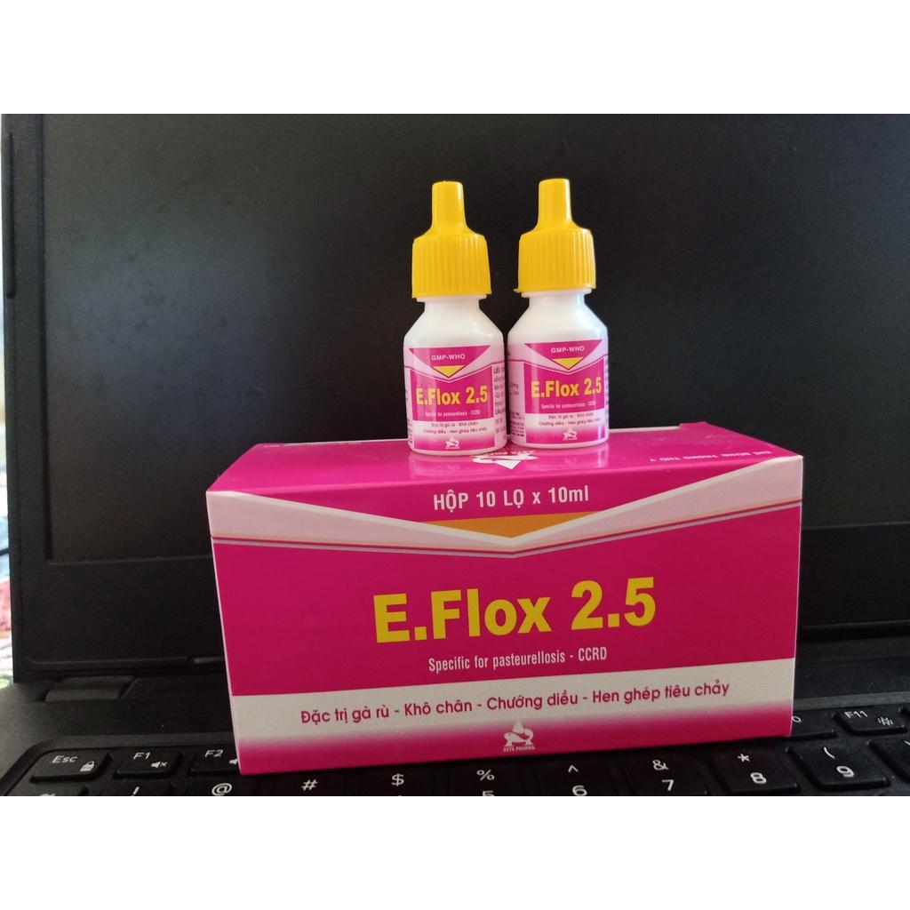E.F. LOX 2,5 TỤ HUYẾT TRÙNG LỌ 10ML