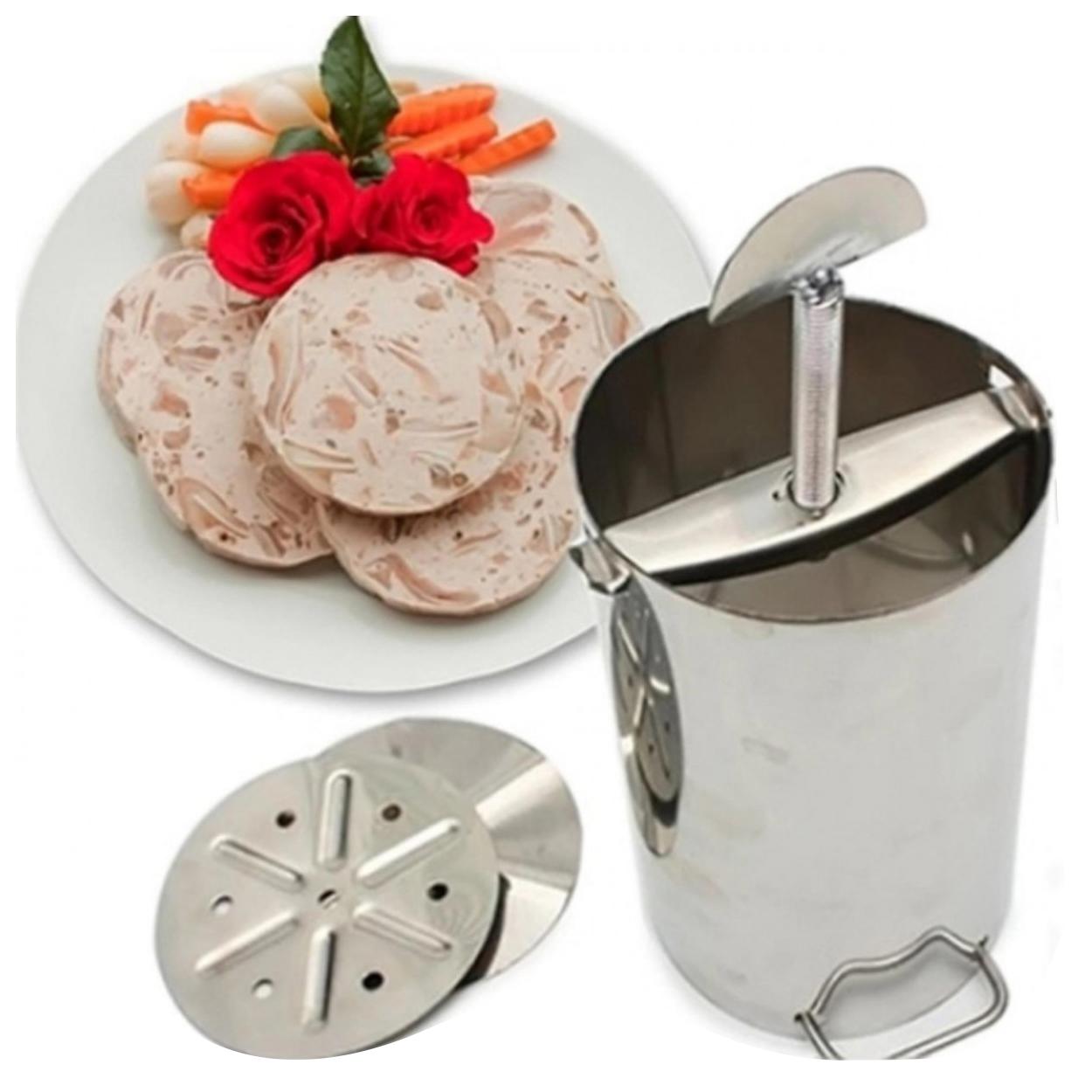 Khuôn Làm Giò Bằng Inox 1Kg Tiện Lợi - Hàng Chất Lượng