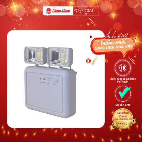Đèn LED Khẩn cấp, tích điện, chiếu sáng khi mất điện Rạng Đông chính hãng 8W Model: KC03 8W