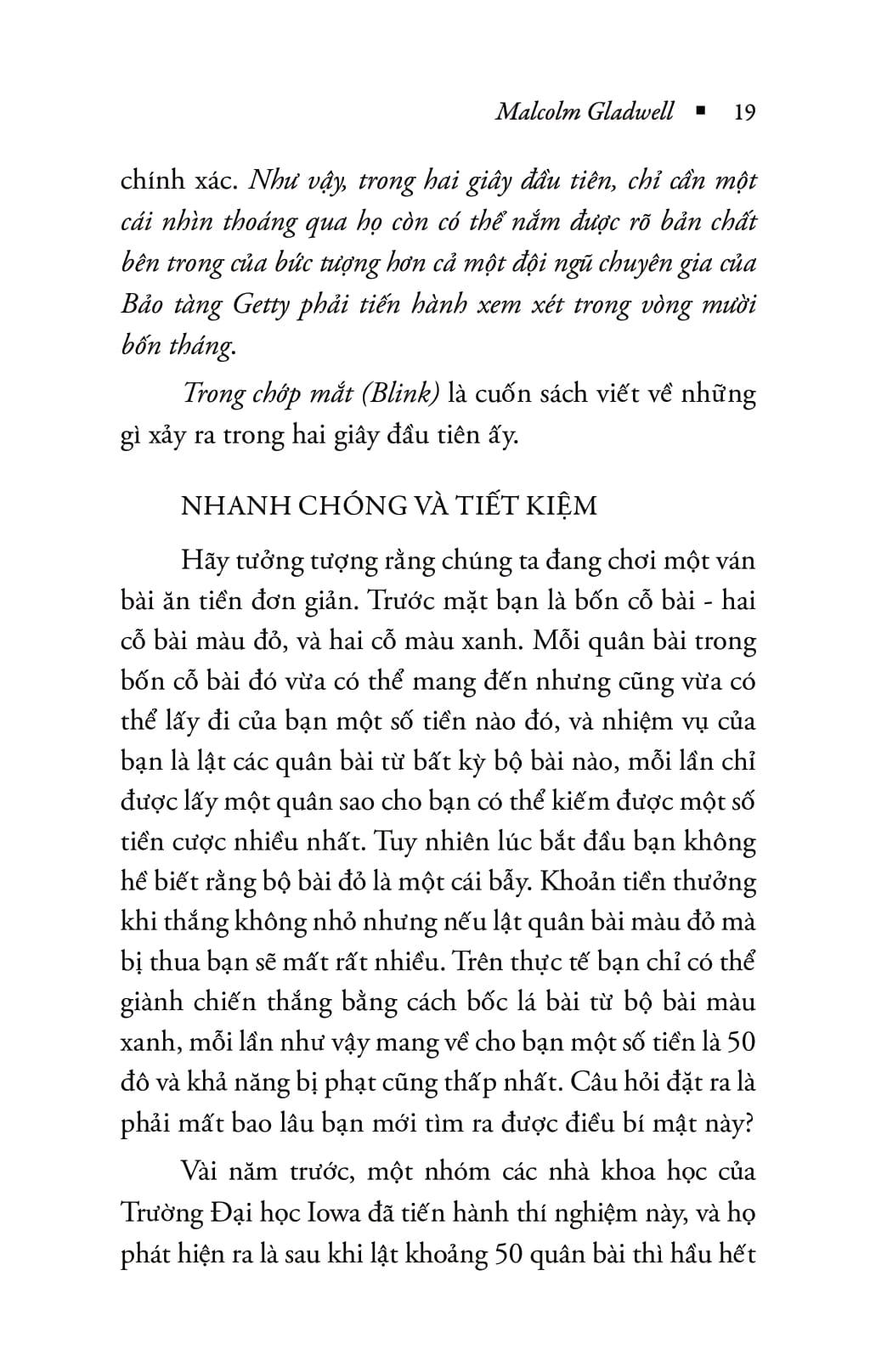 Trong Chớp Mắt - Blink (Tái Bản 2023)