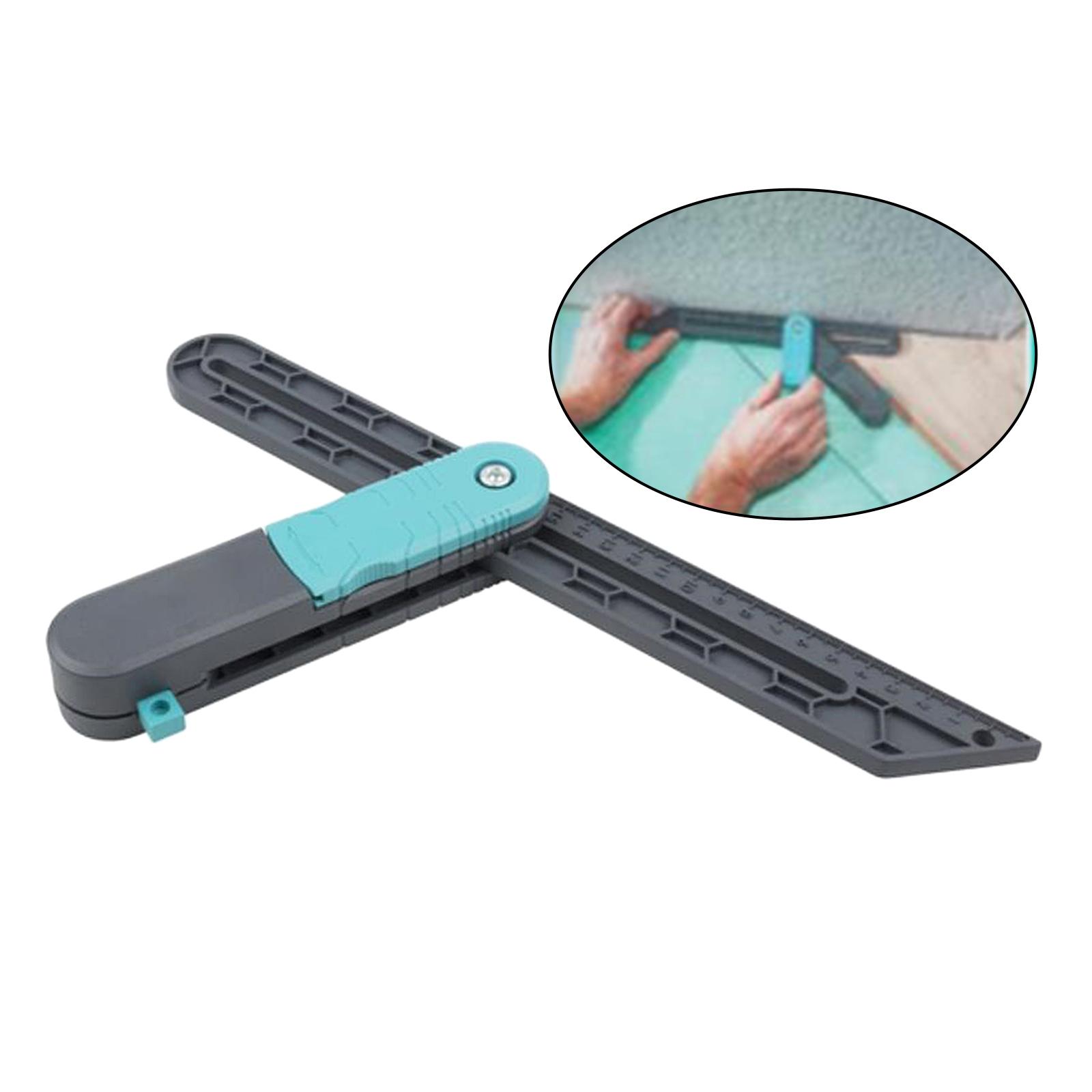 Lock Angle Measuring Ruler Adjustable Level Measure Tool Wooden Marking Woodworking Gauge Metric Carpenter