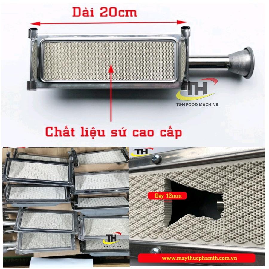 Họng đốt sứ 20cm cho bếp nướng gas công nghiệp