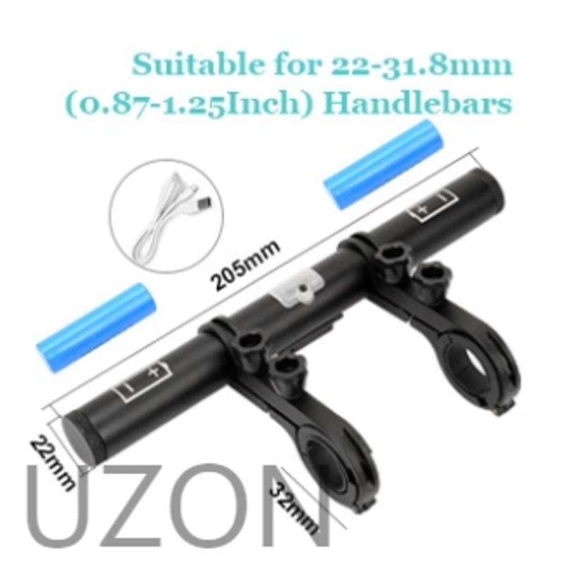 Giá Đỡ Đèn Pha/Đèn Pha USB Loại C Gắn Tay Lái Xe Đạp
