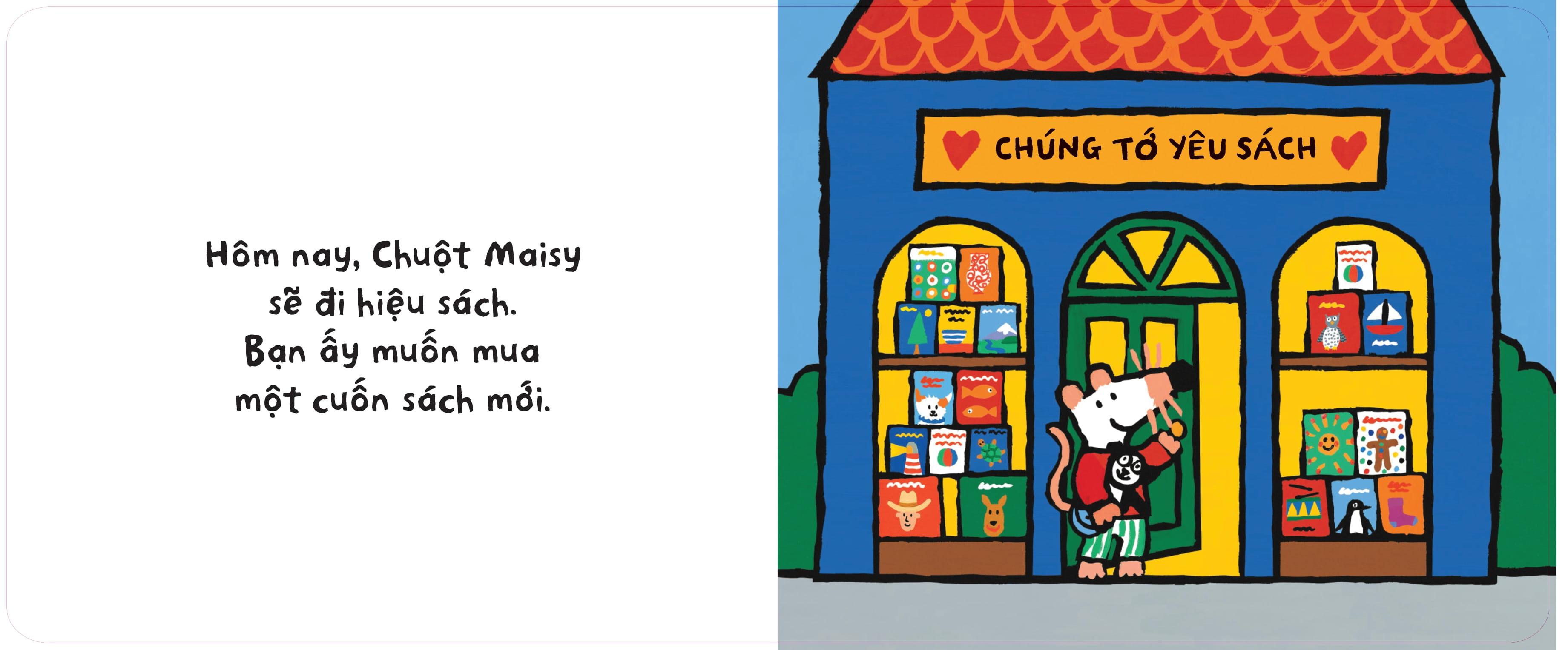 Sách - Trải Nghiệm Đầu Tiên - Maisy Đi Hiệu Sách