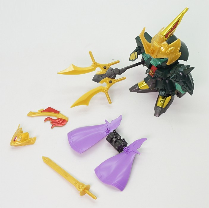 Combo kết hợp Gundam Viên Thiệu và gundam Trương Cáp A332 - Đồ chơi lắp ráp SD Gundam Tam Quốc 3Kingdom