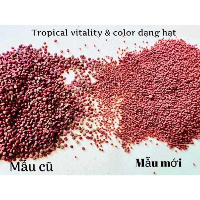 Thức ăn TROPICAL VITALITY & COLOUR GRANULAT-cám tăng màu cá-cầu vồng cá đĩa- thần tiên-cá ali-phụ kiện cá cảnh-shopleo