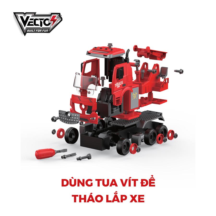 Đồ Chơi Lắp Ráp Vecto Diy Xe Cứu Hỏa VECTO VT9080B