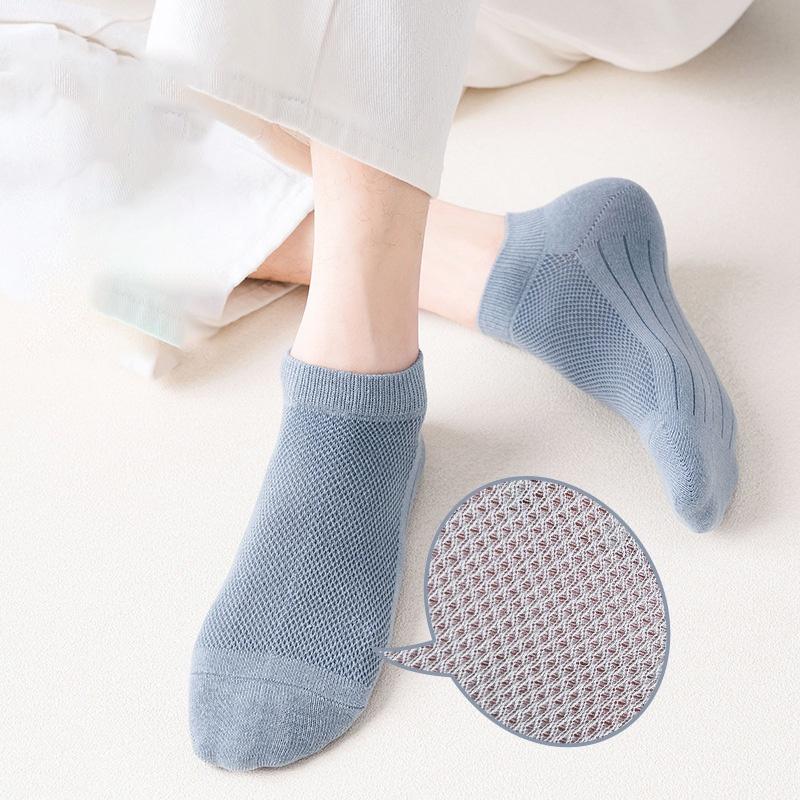 Tất vớ nam sợi tre cổ ngắn màu sắc trẻ trung năng động, tất vớ nam chất liệu cotton mềm mại thoáng khí Ms10