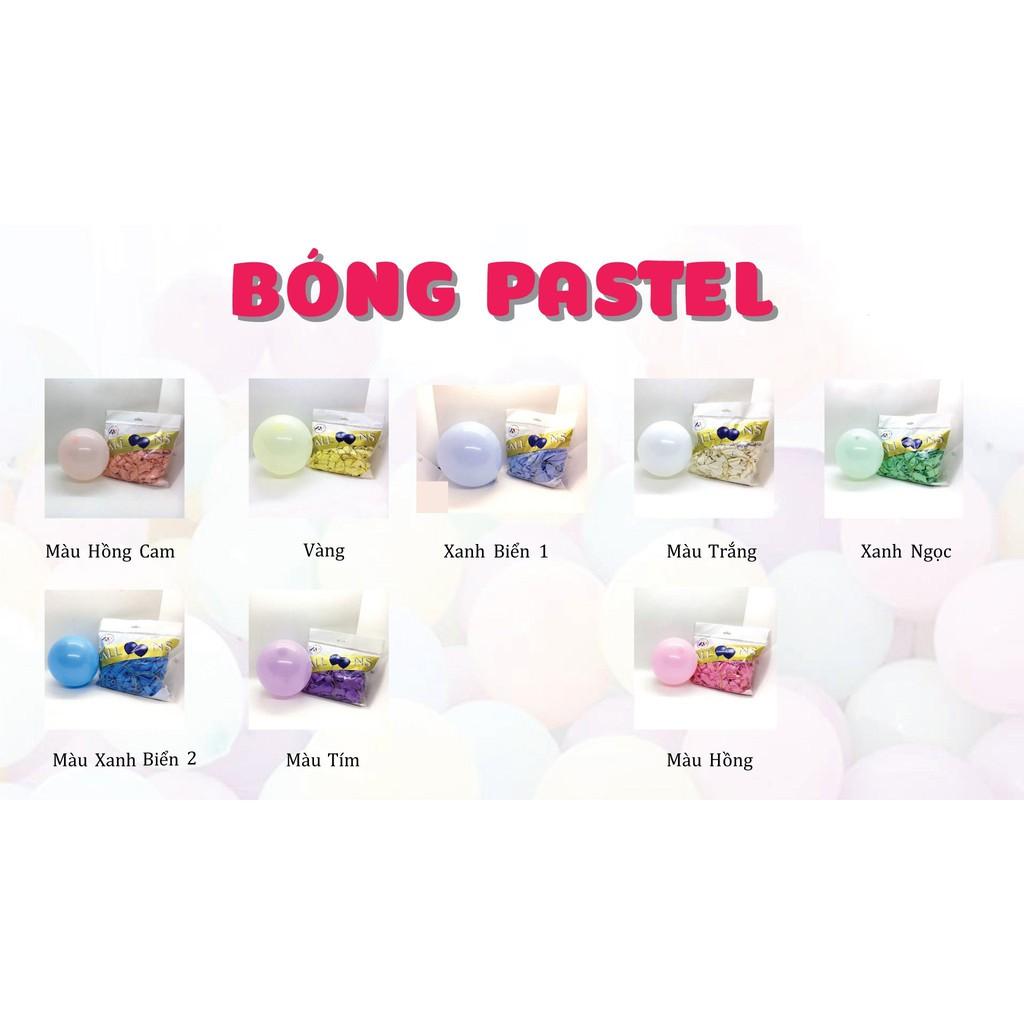 Bóng pastel phụ kiện trang trí sinh nhật, tiệc cưới, sự kiện, khai trương nhiều màu 10 inch - BOBABO