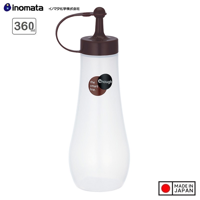 Chai đựng nước sốt Inomata Enough 360ml (L) - Hàng nội địa Nhật Bản nhập khẩu chính hãng