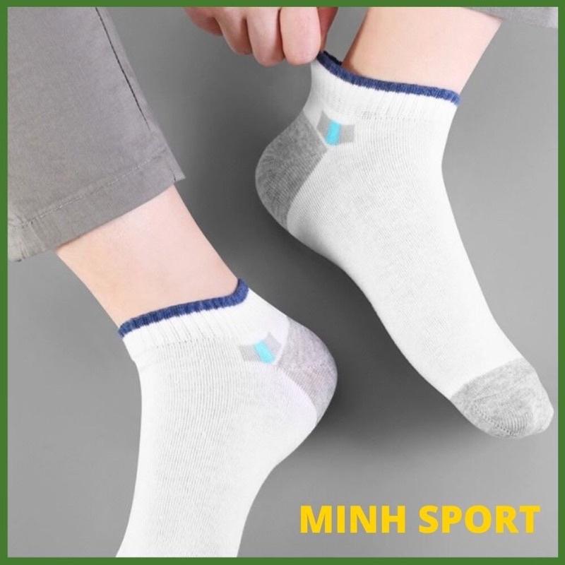 Tất nam nữ cao cấp sợi bông thoáng khí kháng khuẩn thấm hút mồ hôi HENG KANG KNITTING