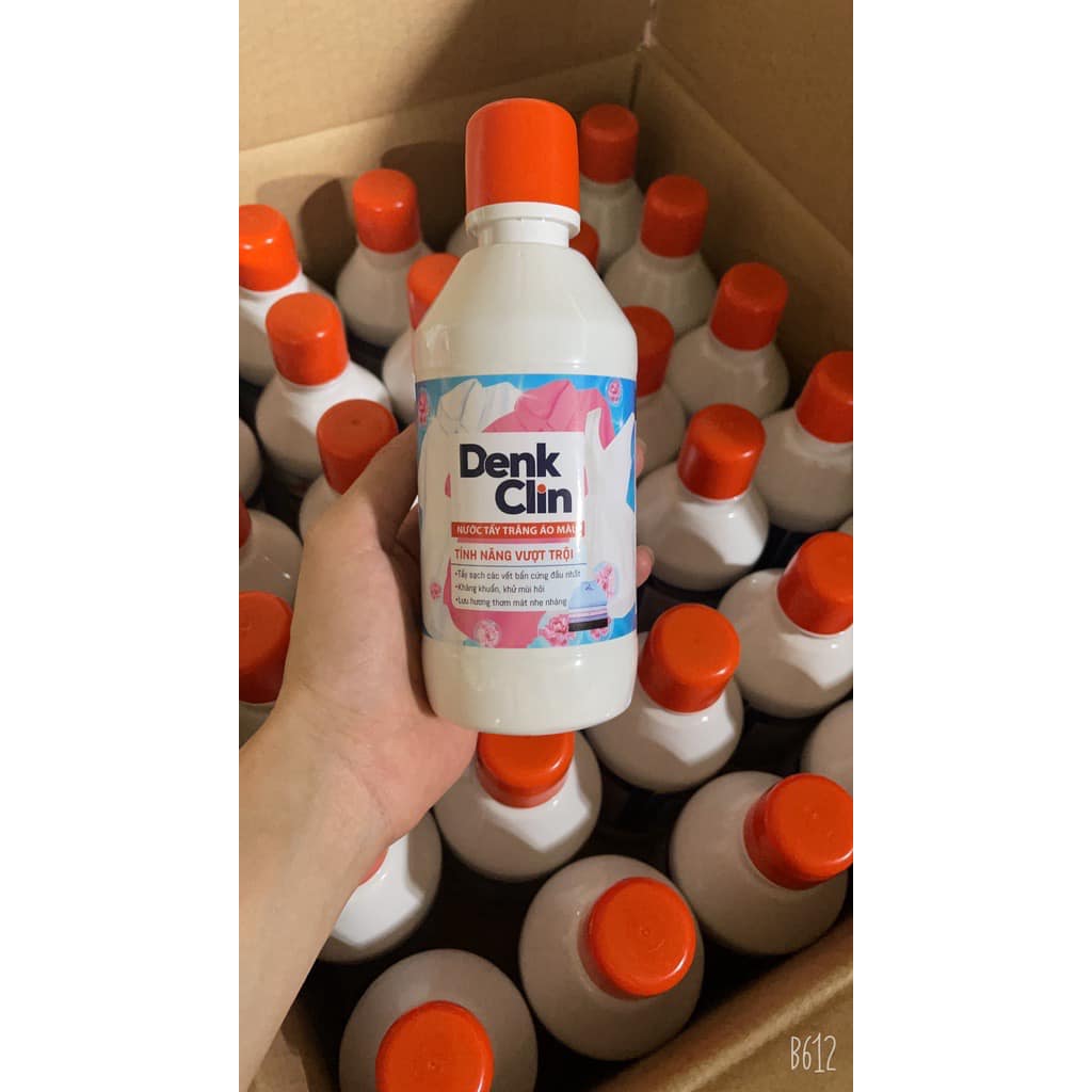 NƯỚC TẨY SẠCH VẾT BẨN TRÊN QUẦN ÁO DENKCLIN, DÙNG CẢ QUẦN ÁO TRẮNG VÀ MÀU
