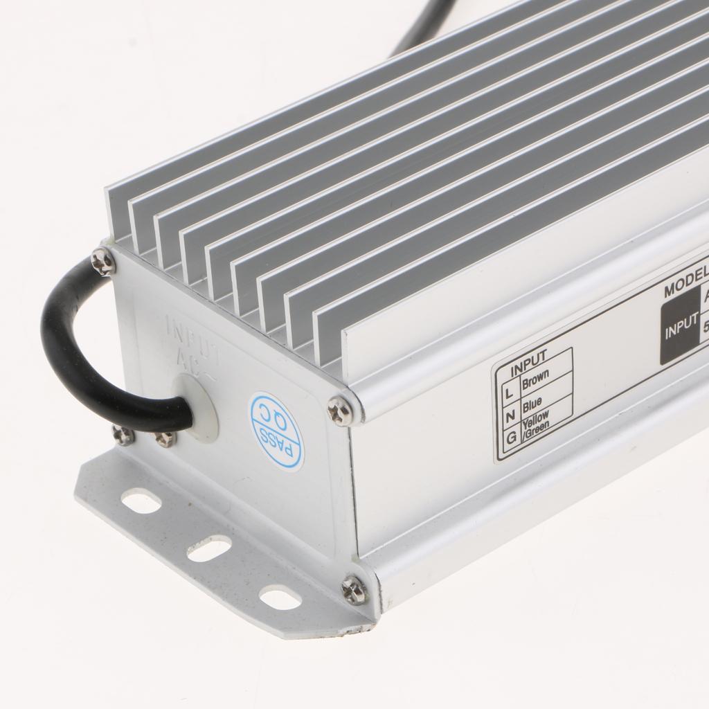 LED Power Supply 150W DC 12V,AC 85-265V/175-265V Driver Transformer Waterproof IP67 Suitable for LED Strip Light