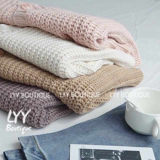 Áo cardigan len thừng dáng ngắn freesize nhiều màu