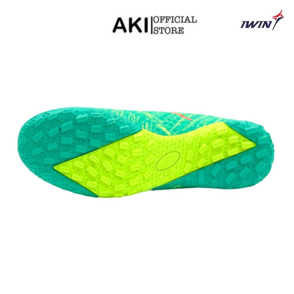 Giày đá bóng nam cỏ nhân tạo Iwin Impro Xanh Lá thể thao chính hãng cao cấp - IW008