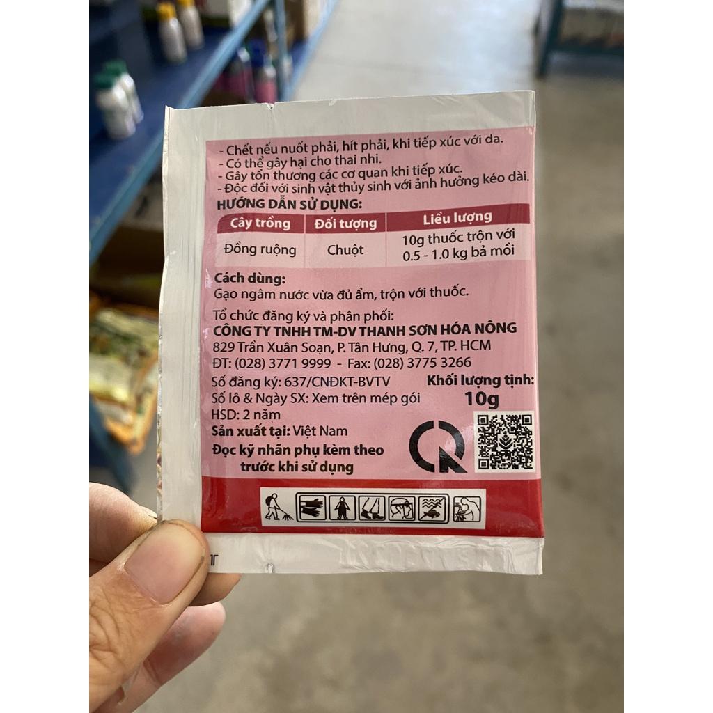 2 Gói thuốc diệt chuột RAT K 2% DP