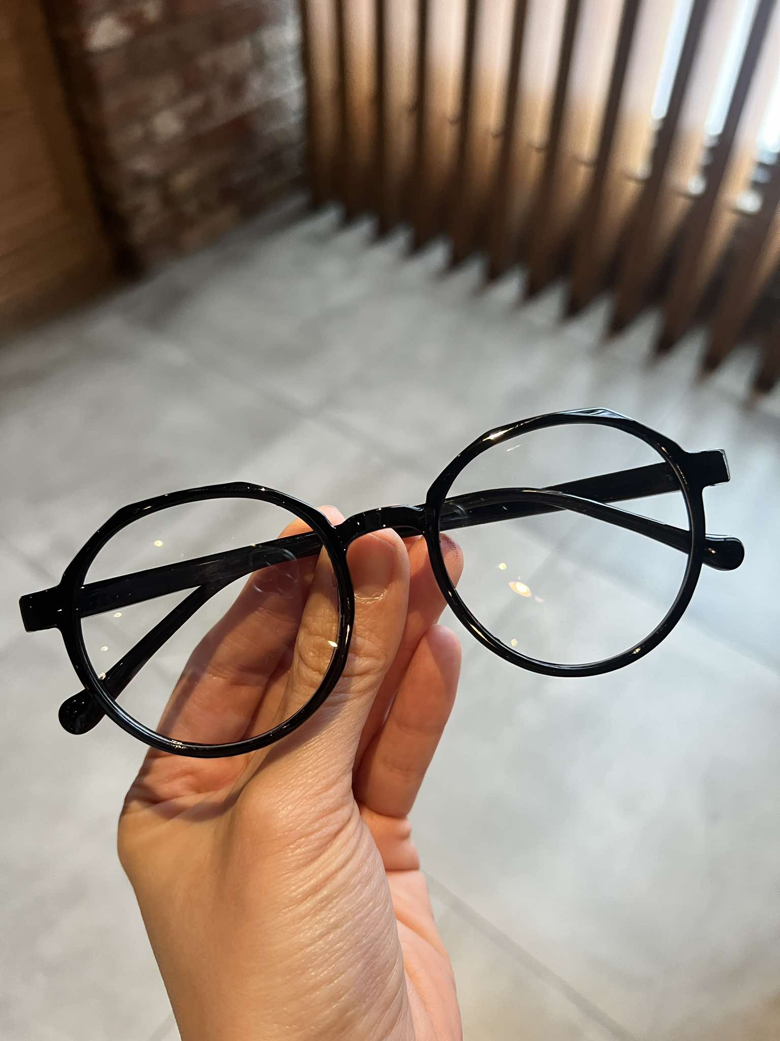Kính Mắt tròn gọng nhựa nhẹ cho nam nữ