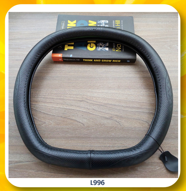 Bọc vô lăng cao cấp Macsim mã DDcut L996 chất liệu da thật - Khâu tay 100%