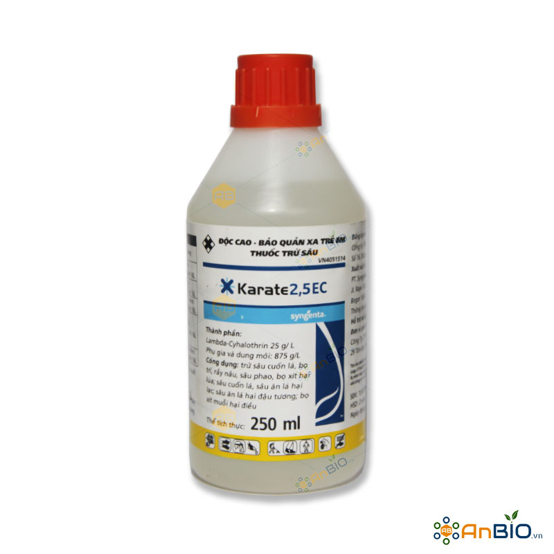 THUỐC TRỪ SÂU KARATE 2.5 EC Chai 250ml Xuất Xứ Indonesia