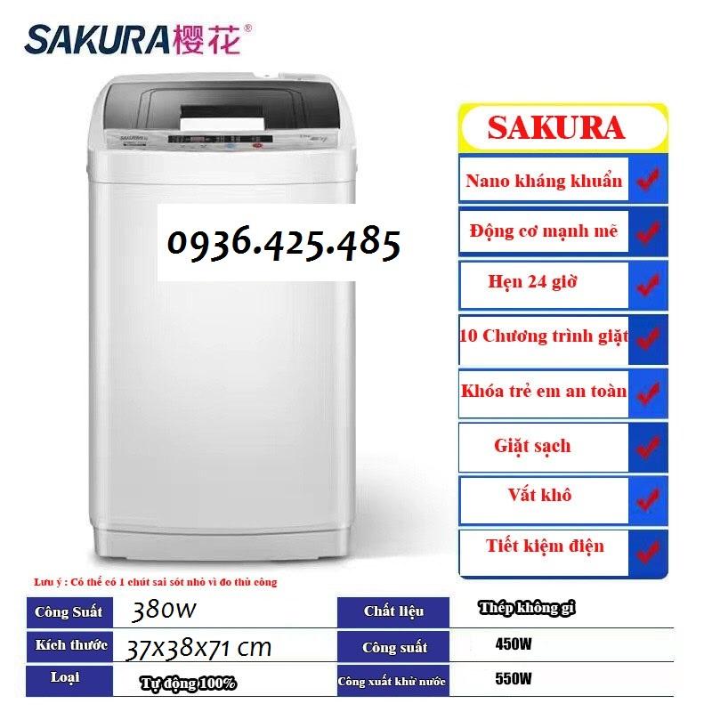 Máy giặt mini tự động Sakura 3.5 kg phù hợp giặt đồ em bé, đồ cá nhân, đồ lót,..., Máy giặt đồ em bé tự động