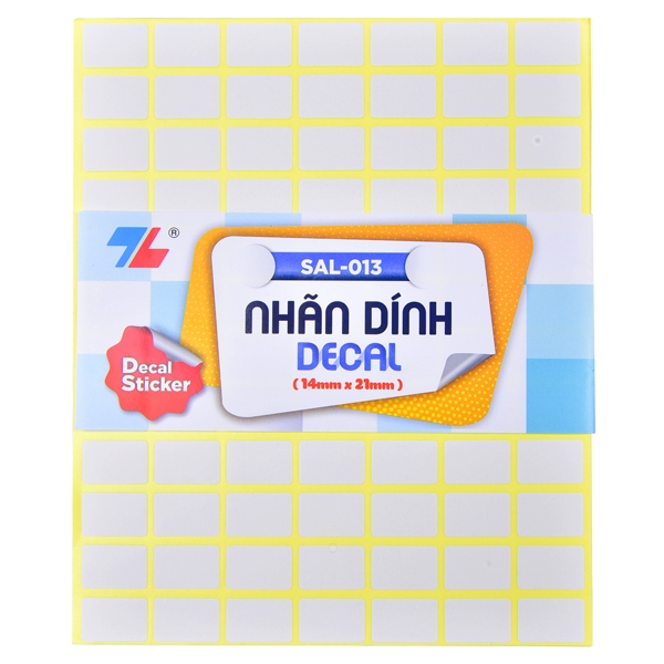 Bộ 2 Nhãn Dính Decal SAL-013