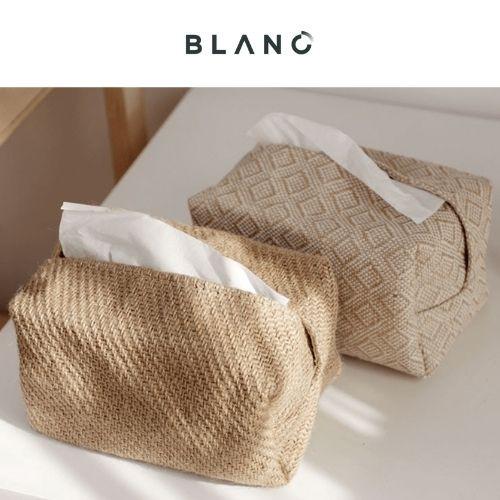 Túi Đựng Giấy Ăn Túi Vải Để Khăn Giấy Trang Trí Phòng Khách Hoặc Nhà Bếp Jute BLANC'