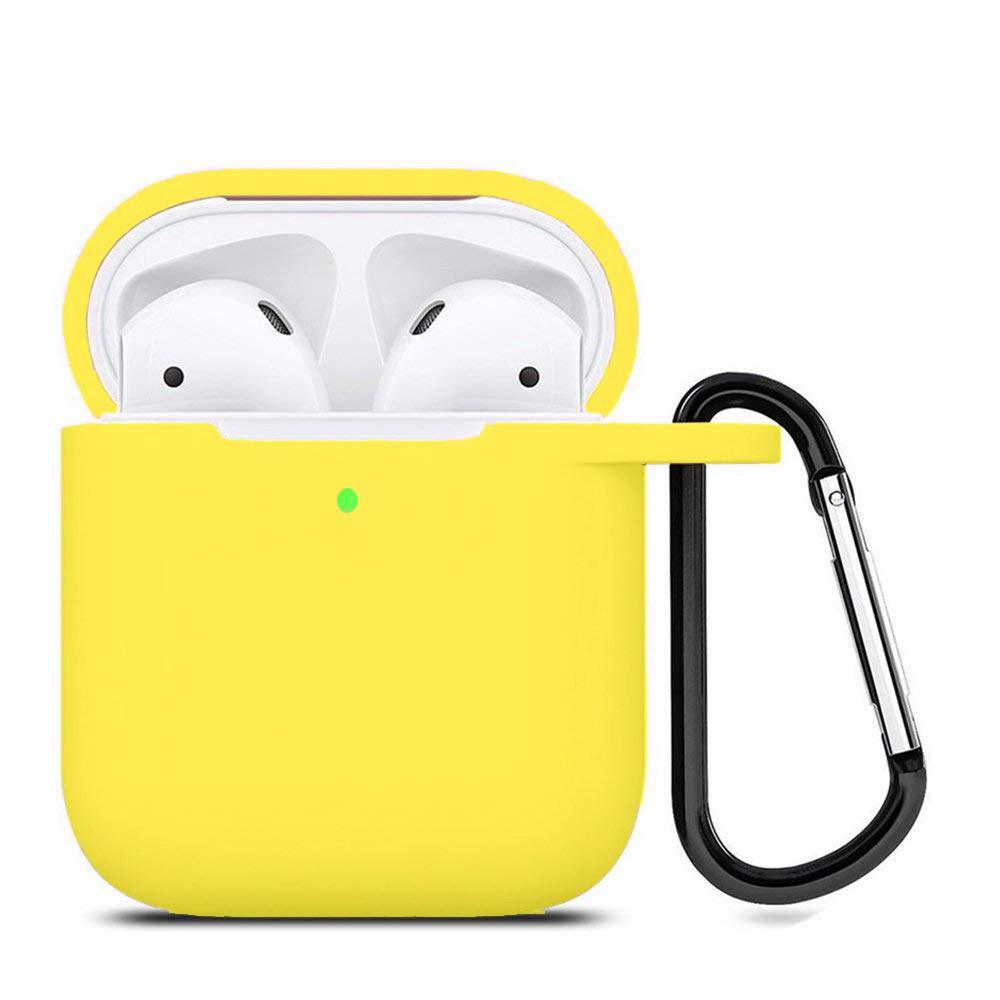 Vỏ Bảo Vệ - Case Airpods 1-2 Trơn Basic - Nhiều Màu - Silicon Chống Va Đập Siêu Bền