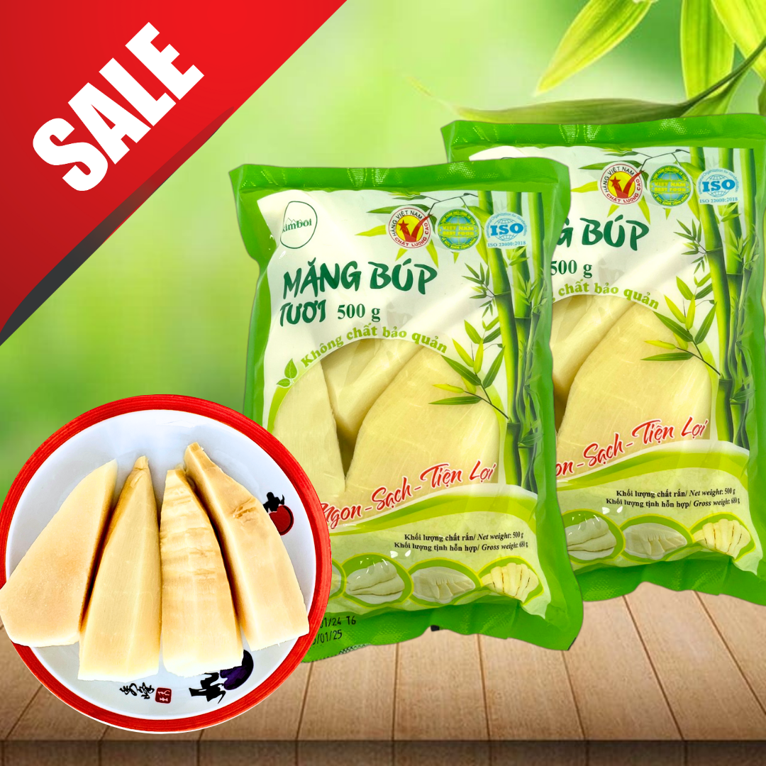 COMBO 2 Măng Búp Tươi Gói 500g - Đặc sản Tây Bắc Việt Nam