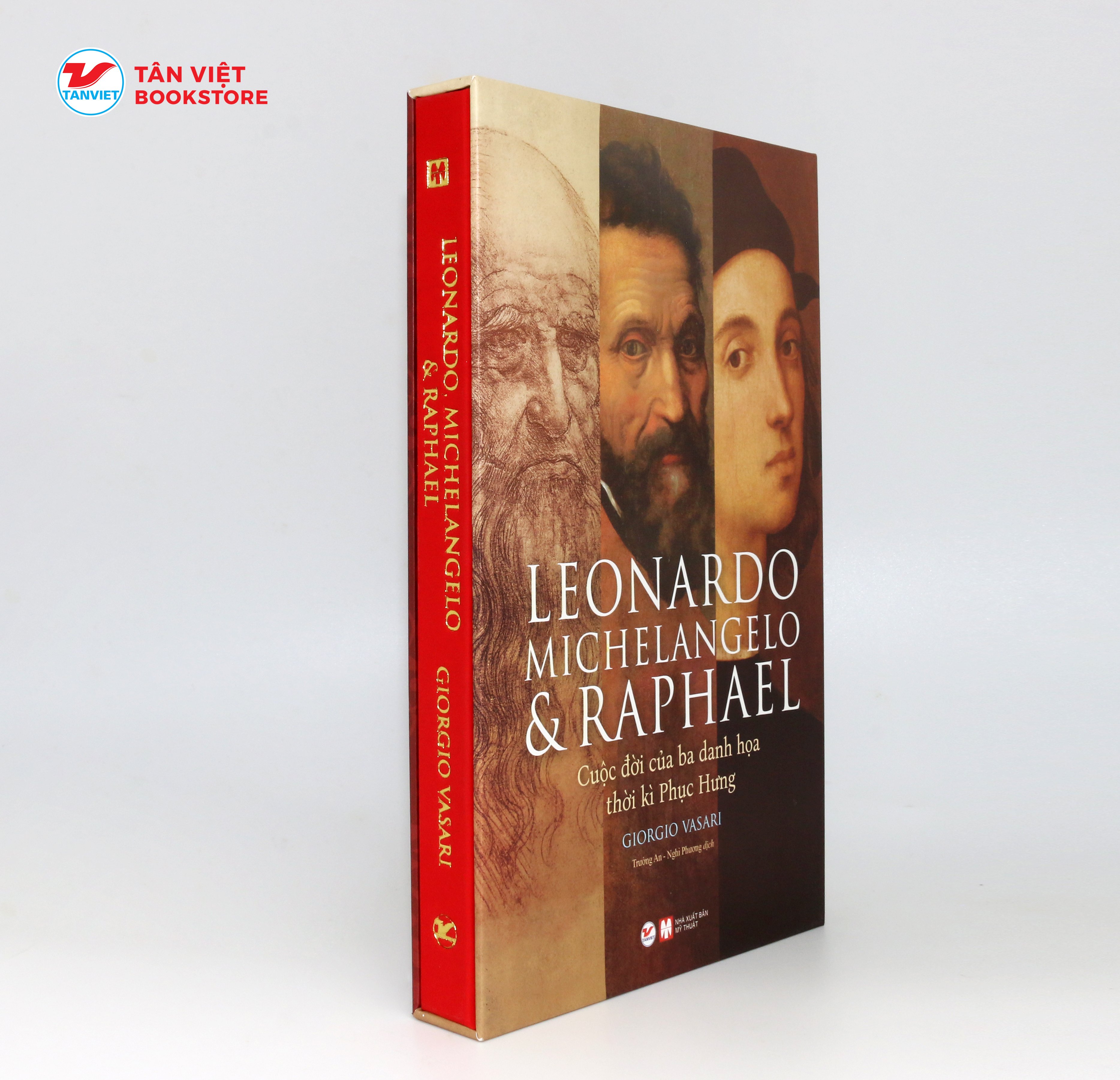 DELUXE BOOKS- Leonardo Michelangelo và Raphael - Cuộc Đời Ba Danh Họa Thời Kì Phục Hưng