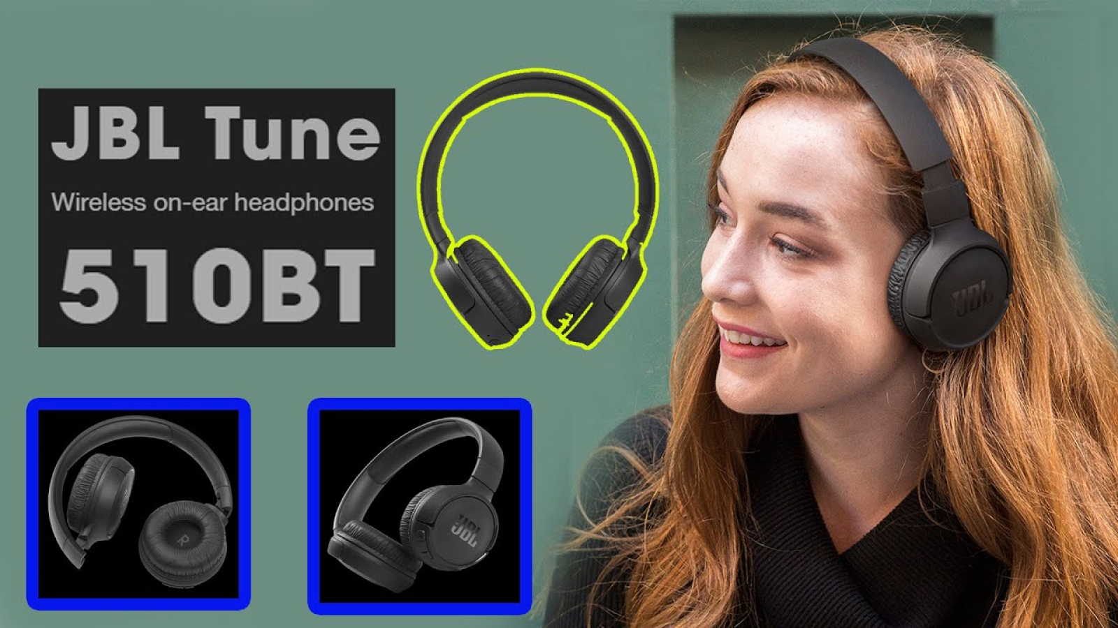 Tai Nghe Bluetooth Chụp Tai On-ear JBL T500BT - Hàng Nhập Khẩu