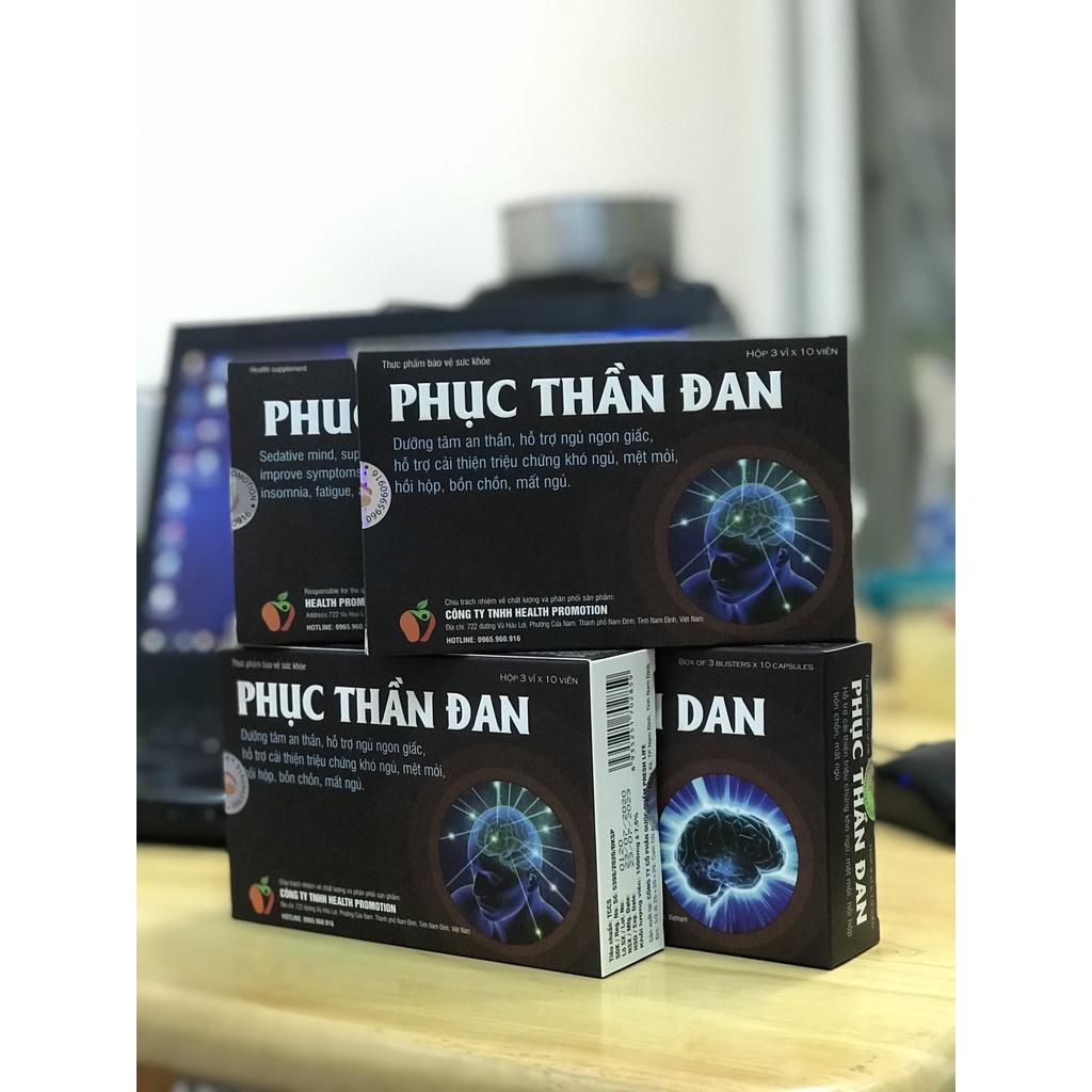 Phục thần đan Giúp dưỡng tâm an thần, hỗ trợ cải thiện triệu mất ngủ, mệt mỏi, hồi hộp, bồn chồn