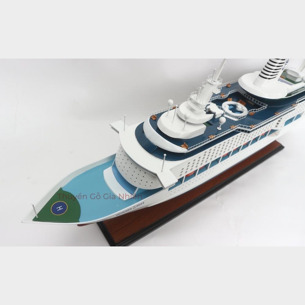 Mô Hình Thuyền Gỗ Trang Trí Phong Thủy Dạng Thuyền Du Lịch VOYAGER OF THE SEAS Chính Hãng, Hàng Xuất Khẩu Chất Lượng Cao